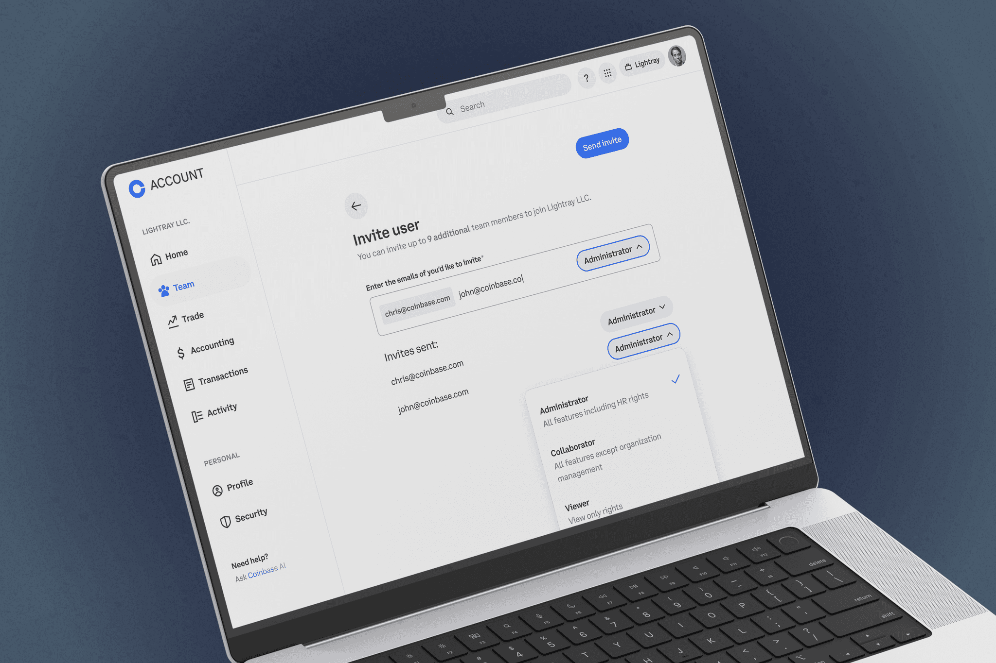 Coinbase Multi-User 2